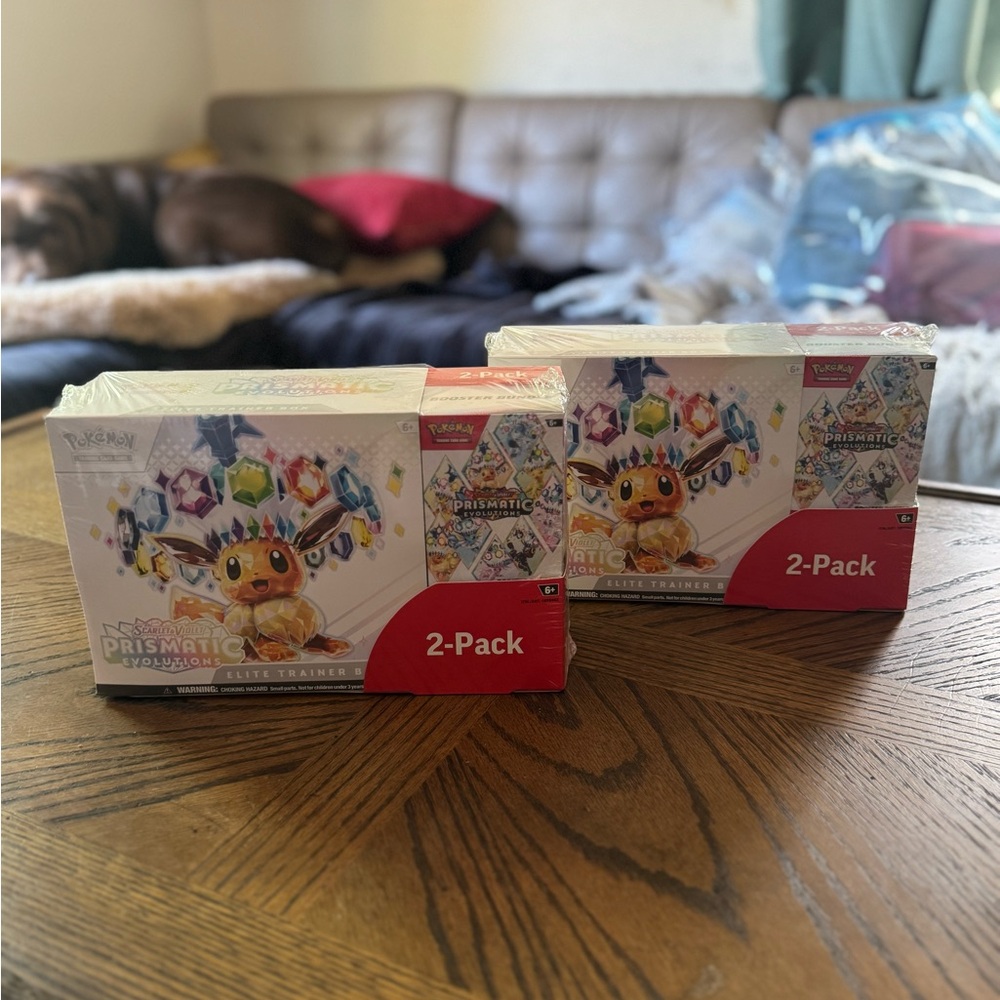 Pokemon Prismatic 2-Pack with Red Accents !
